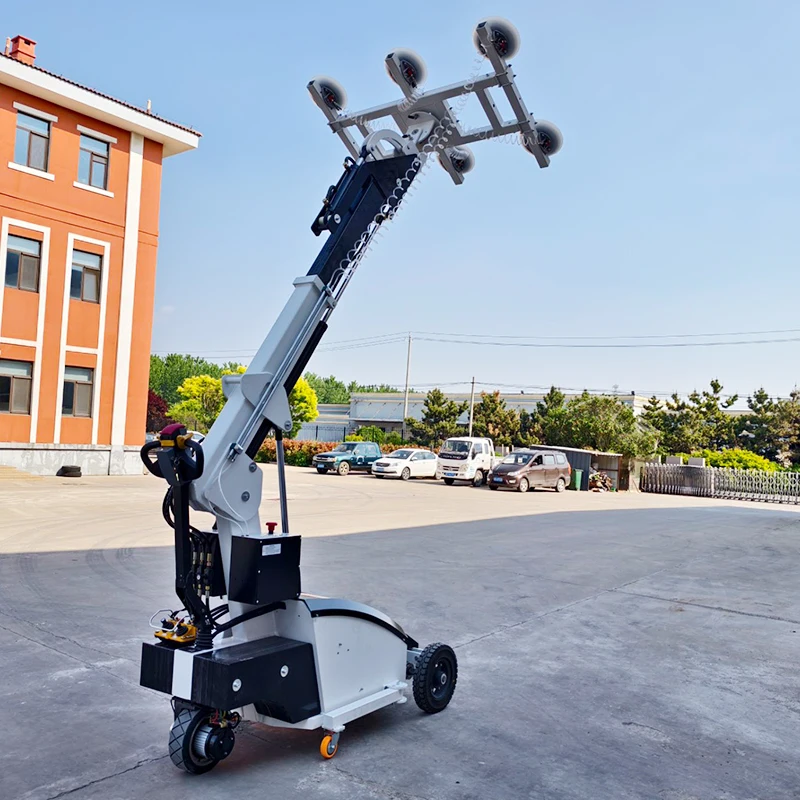 تصميم وحدات، روبوت تركيب زجاجي متعدد الوظائف للتحكم PLC بالطاقة الشمسية