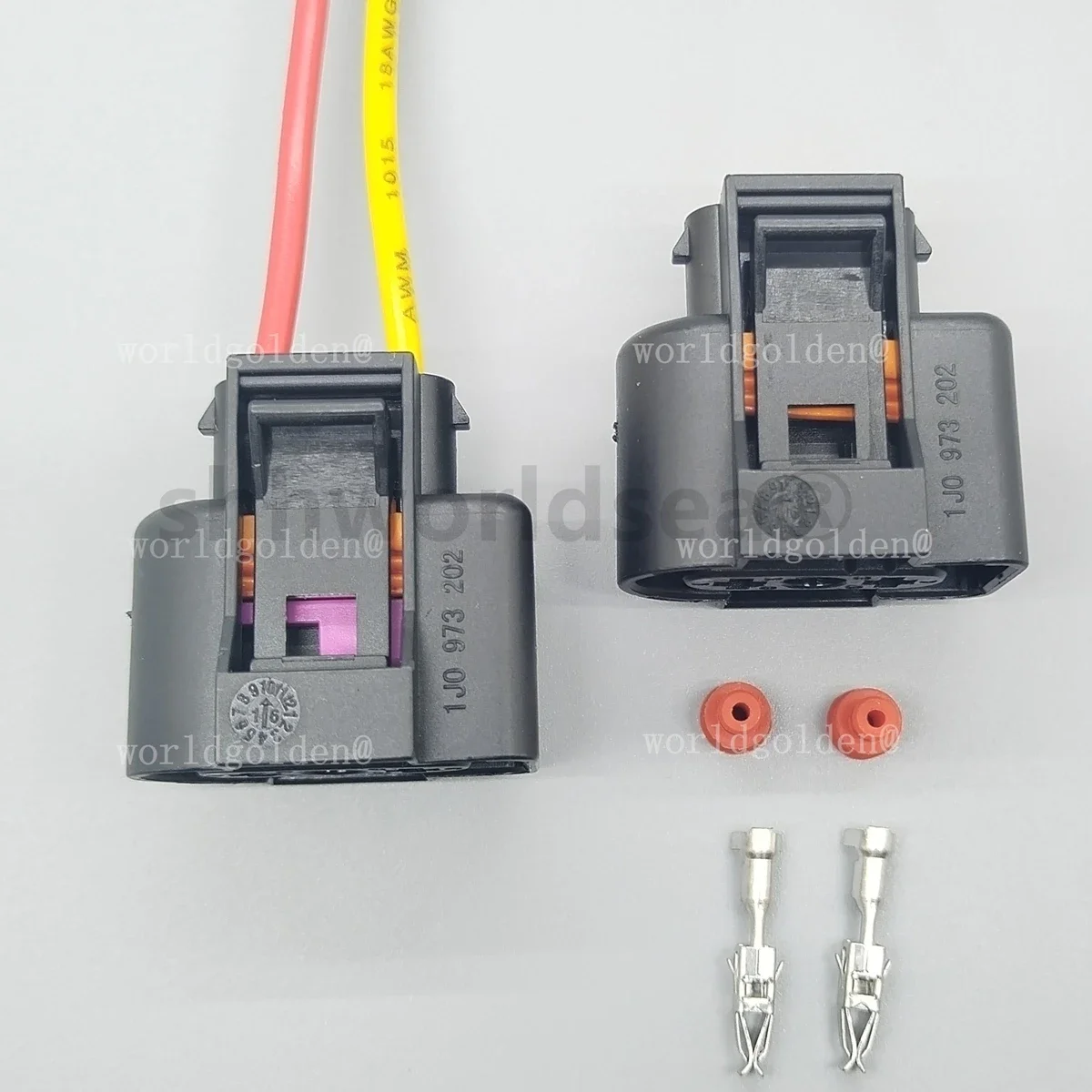 1J0973202 Wiring Plug for VW Vehicles, for securing sensor and lamp harness, reliable for daily electrical maintenance