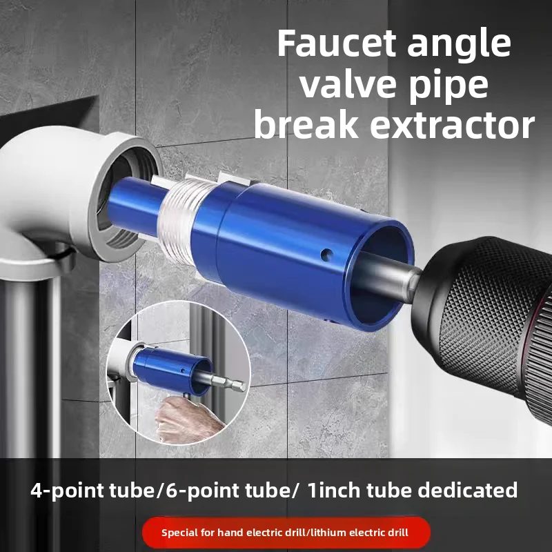 Broken Screw Extractor Set | Reverse Thread Tool for Faucet & Pipe Broken Tap Removal