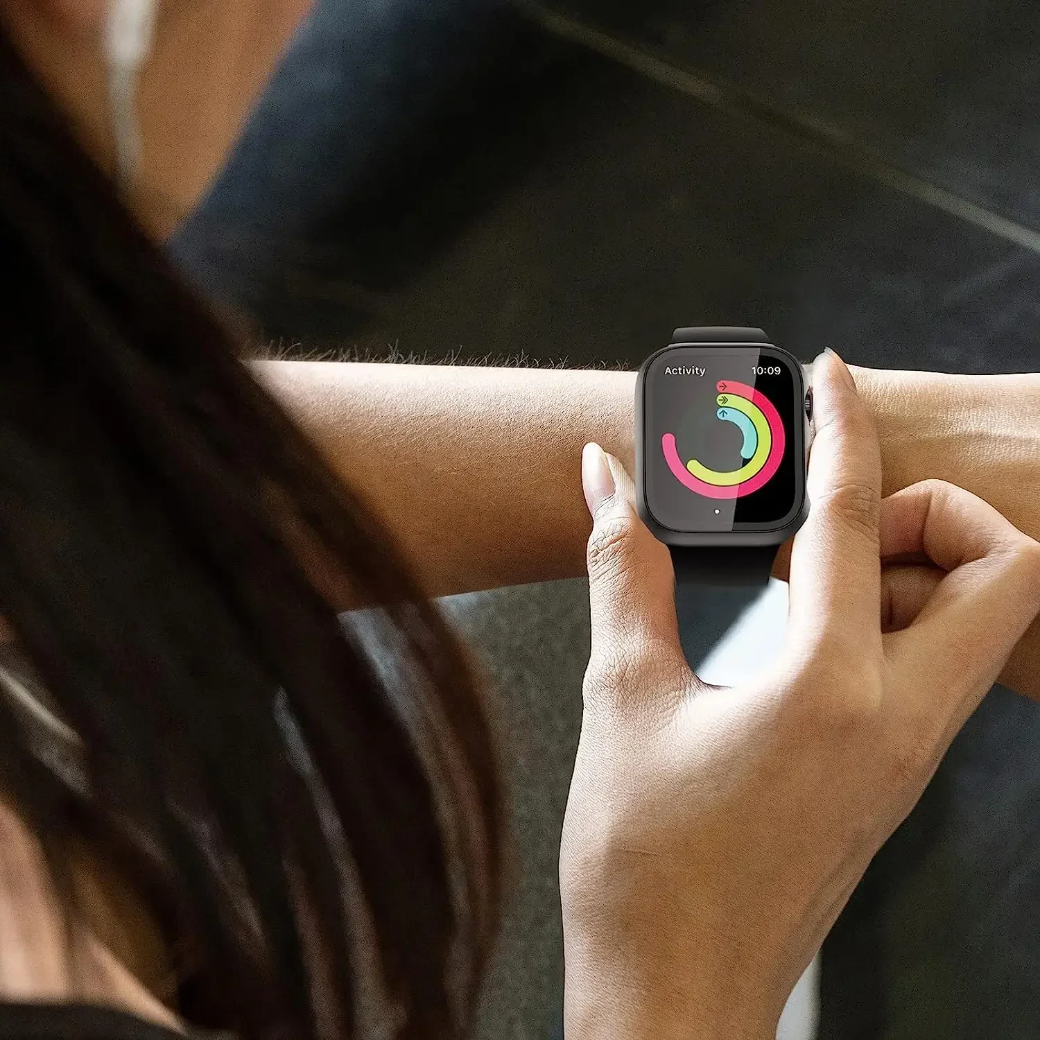 強化ガラススクリーンプロテクターケースカバー Apple Watch Series 9 Ultra 8 7 6 5 4 3 2 1 SE 49MM 45MM 41MM 40MM 44MM 42MM 49MM対応