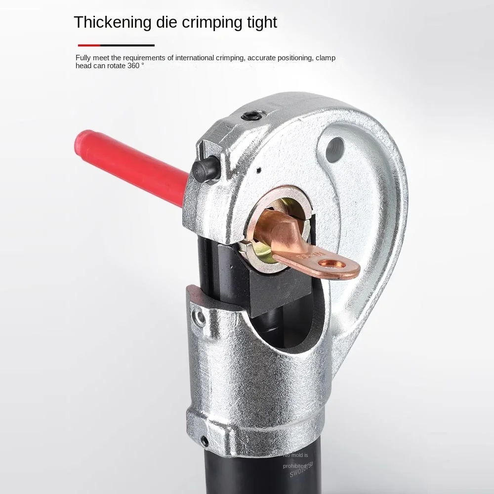 Alat Crimping bertenaga baterai Mini hidrolik, daya tinggi, tekan kabel baterai Li-ion, alat isi ulang rentang 10-300mm m²