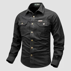 Tactical Shirt Men's Shirts Military Shirt Long Sleeved Long Sleeved Shirt Tactical Shirt Man Black Shirt Man Outdoor Shirt