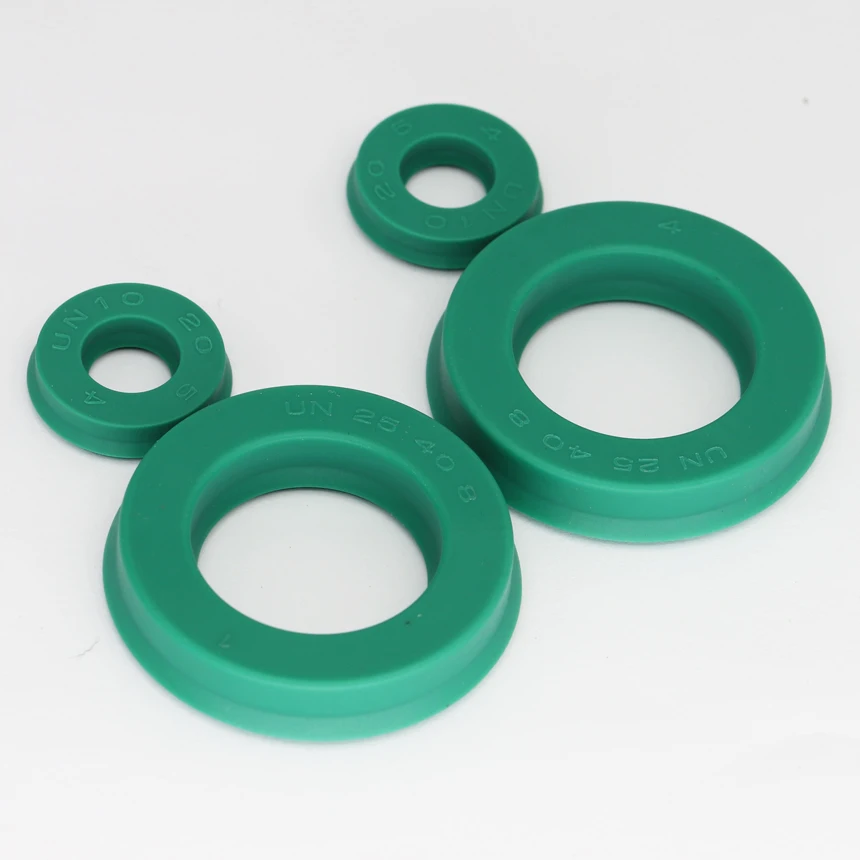 UN 31.5/32/33/35/36/38/39/40/42/45/48mm ID Green Polyurethane PU Shaft Piston Rod U/Y Lip Sealing Ring Gasket Hydraulic Oil Seal