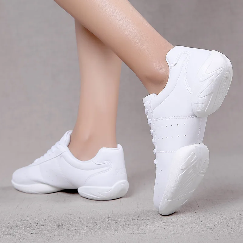 Ladies Modern Dance Shoes Woman 2023 New Soft Outsole Jazz Sneaker Aerobics Breathable Lightweight Female Dancing Fitness Sport