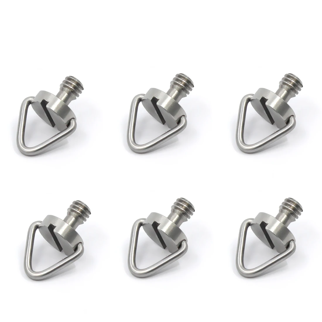 6PCS 1/4 "Stativ Schrauben D-Ring Edelstahl Schnellwechselplatte Adapter für DSLR Kamera Einbeinstativ Licht foto Studio Teile – Detail 22