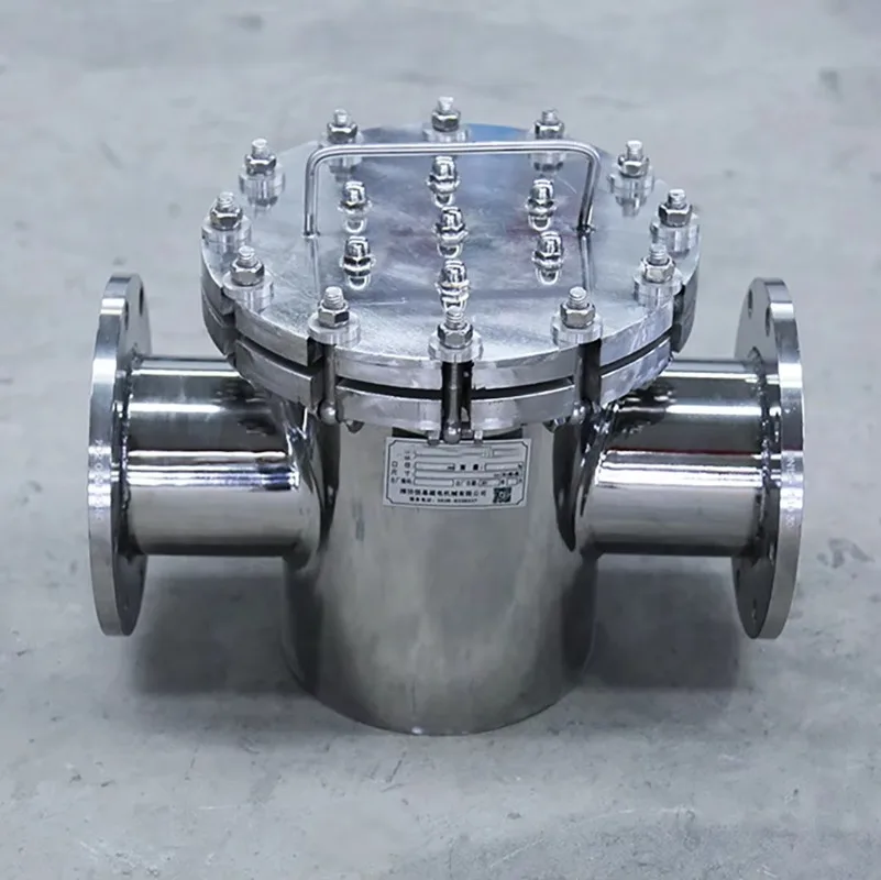 Wenzhou Factory Stainless Steel SS304 Magnetic Liquid Traps Pipe Fittings Magnetic Liquid Filter Trap Separator