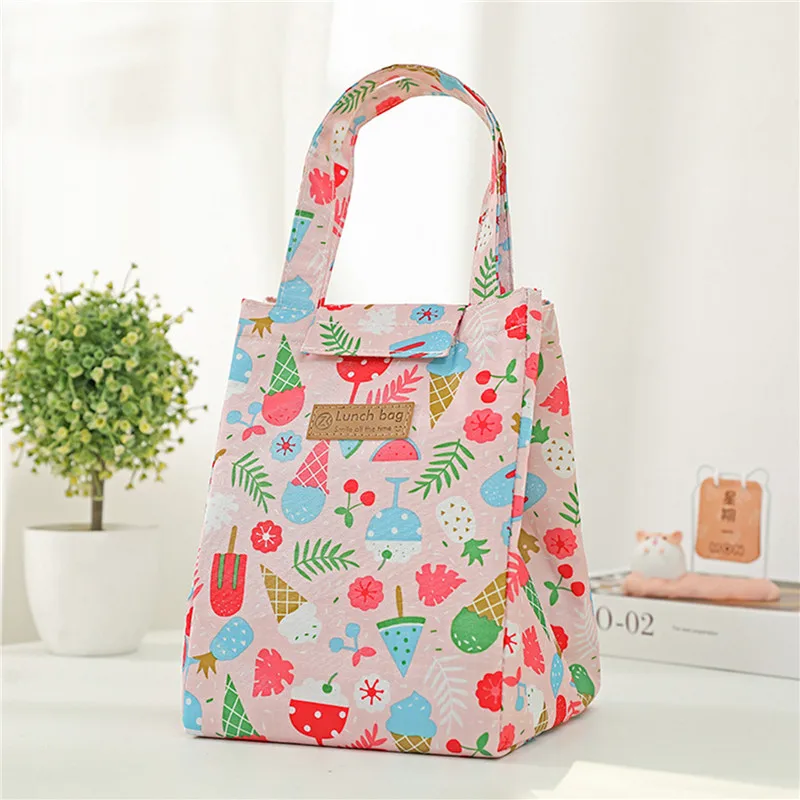 Insulated Thermal Cooler Bag Lunch Bag Foods Drink Storage Leakproof Picnic Camping Bags Outdoor Cooler Box Beach Portable