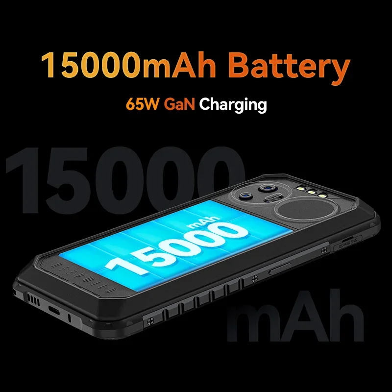 IIIF150 B2 울트라 스마트폰, Android 13, 15000mAh, 야간 투시경, 파괴할 수 없는 휴대폰, 12GB + 256GB, 200MP, 6.8 인치