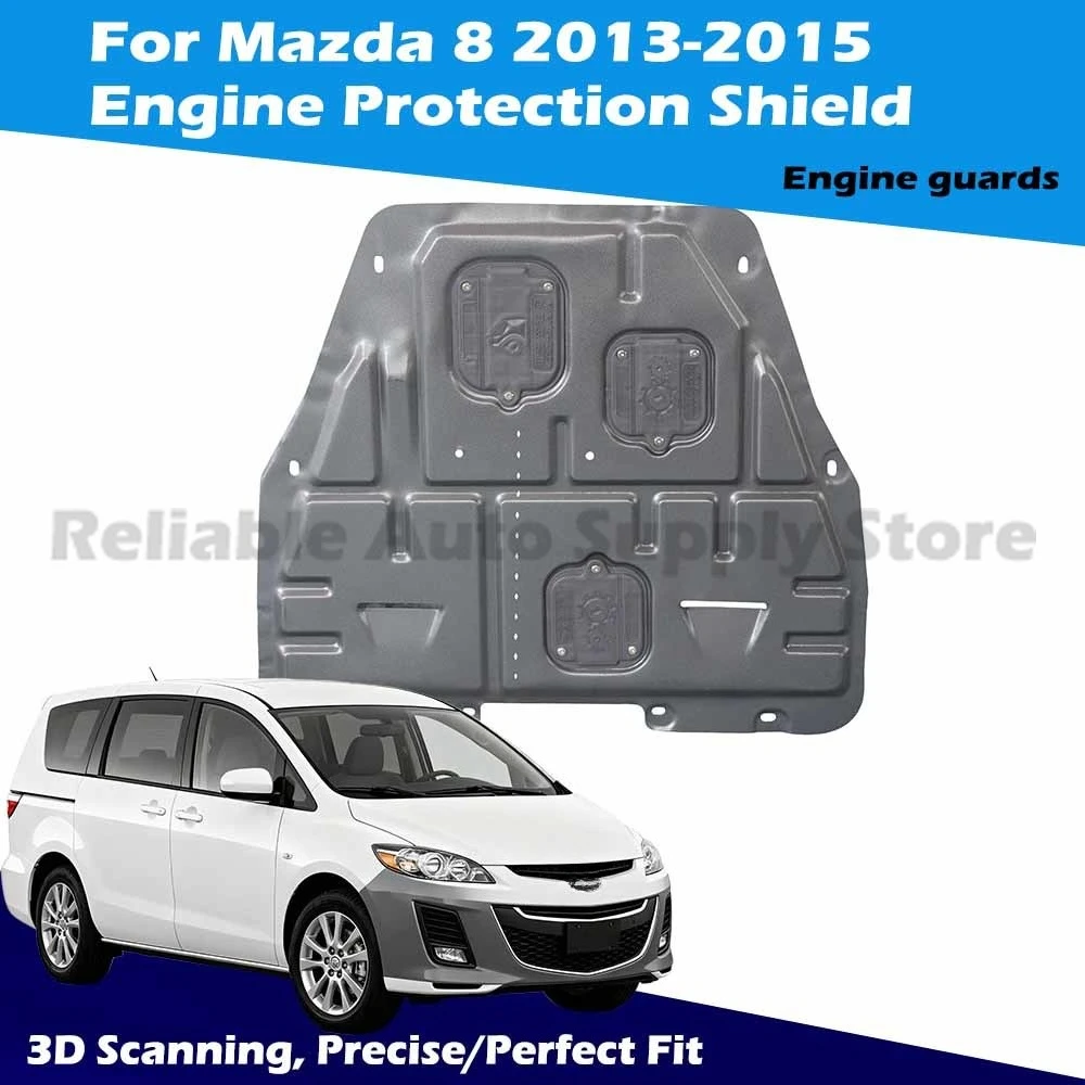 

High Quality 3D Printed Car Engine Under Cover Plate Impact Proof and Precise Fit Protection For Mazda 8 2013-2015