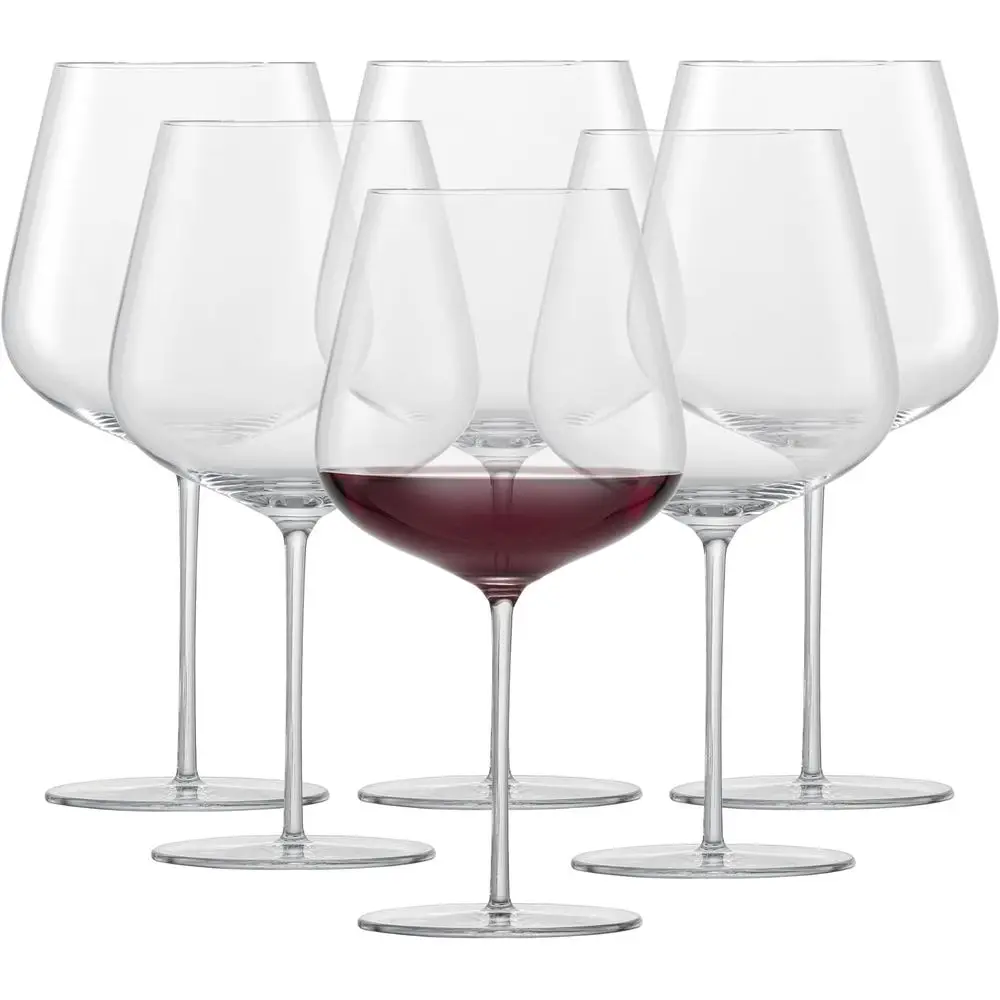 Copa de Vino Tinto GL Vervino Bury (Juego de 6), Copas Bury o para Vino Tinto, Copas de Cristal Tritan Aptas para Lavavajillas, Hechas en Alemania (32
