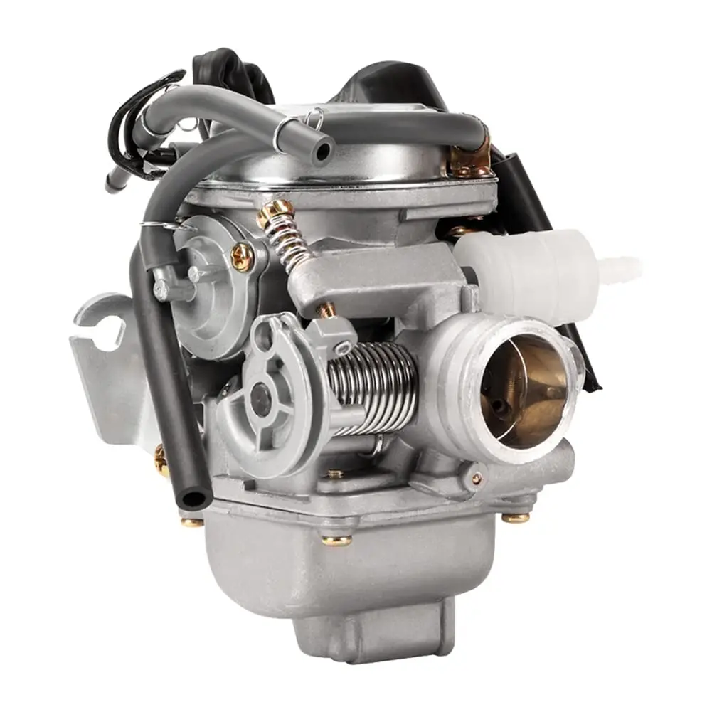 PD24J 24mm Motorcycle Carburetor Carb for Pit Bike Dirt Bike ATV Quad Go Kart Engine Replacement Parts Air Fuel Intake Carbureto