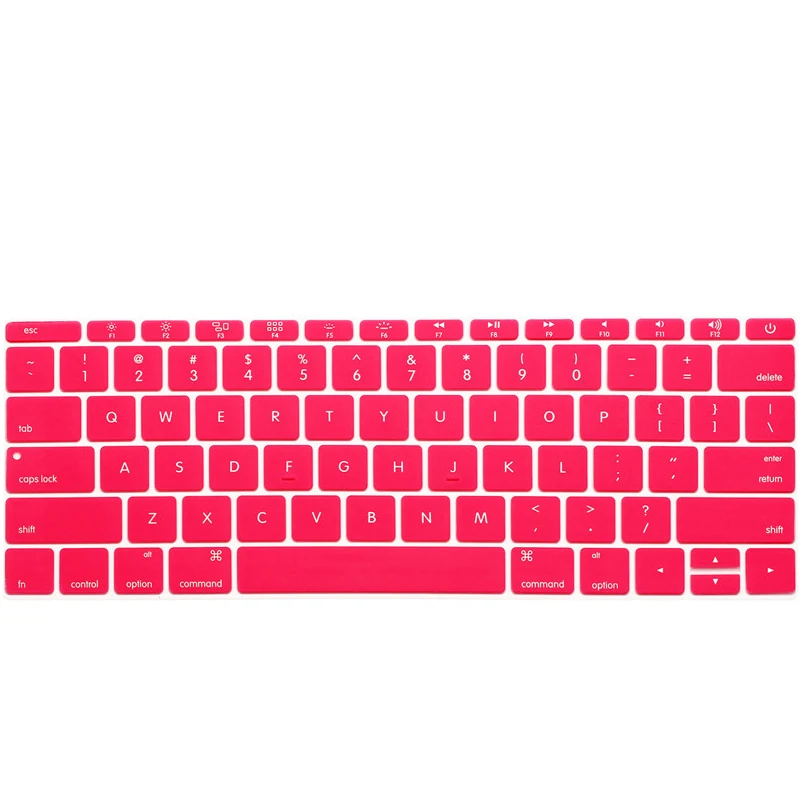 For macbook air 12 inch A1534 Protector Sticker 12'' film US version English language letter Silicone keyboard cover