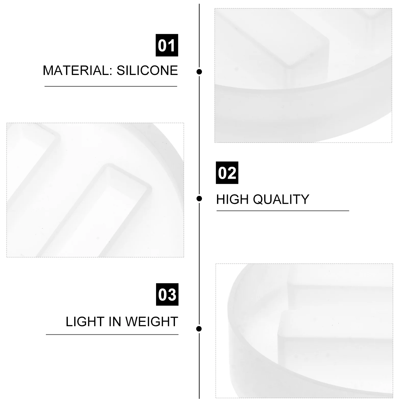 

1Pcs Silicone Mold DIY Tool Phone Holder Tablet Stand Cup Mat Coaster High Flexibility Durable Use Silicone Mold