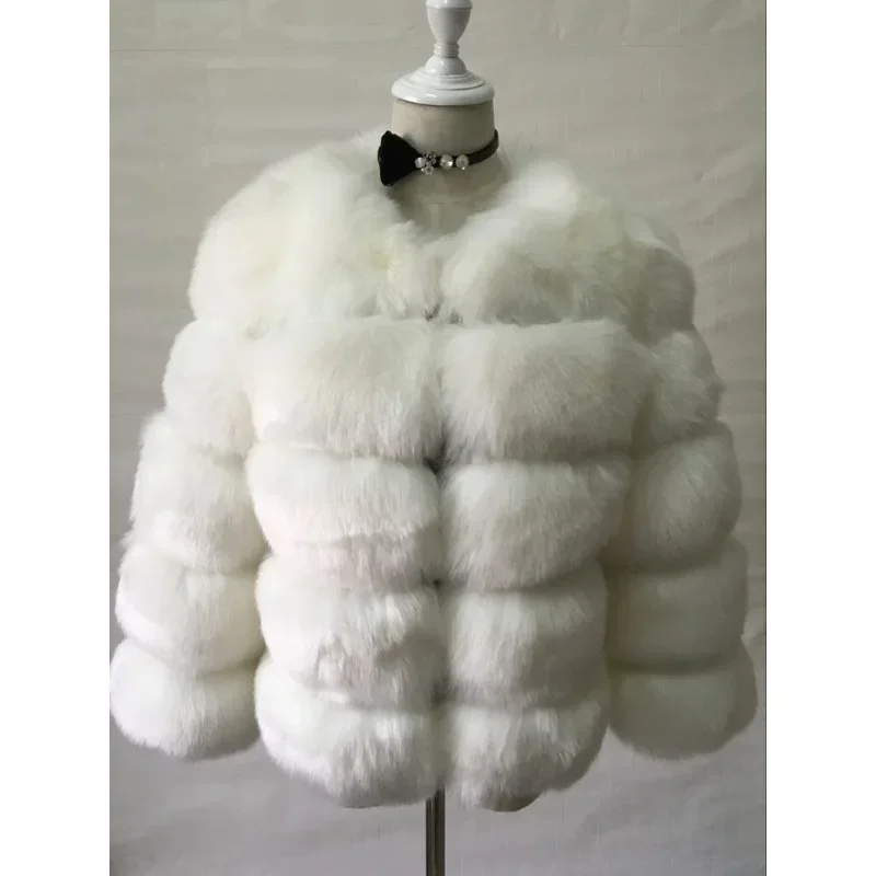 S-5XL Mink Coats Autumn Winter Fluffy Black Faux Fur Coat Women Elegant Thick Warm Faux Fur Jackets For Women 2024 Tops