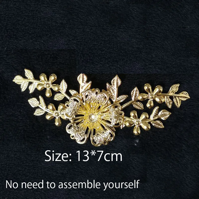 DIY Kit Do It Yourself Goddess Halo Crown Pregnancy Maternity Flower Leaves Headpiece Metal Filigree Material Accessories