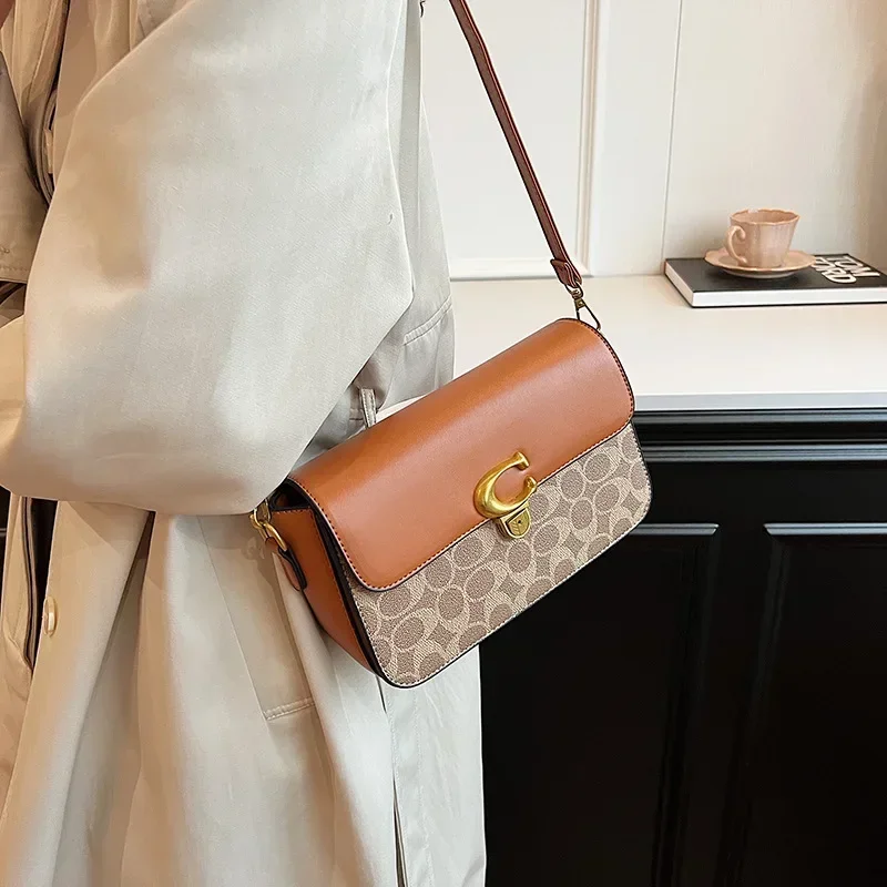 

Diaper Bag European and American Fashion Women's Bag New High-end Small Square Bag Women's Handbag Shoulder Crossbody Bag