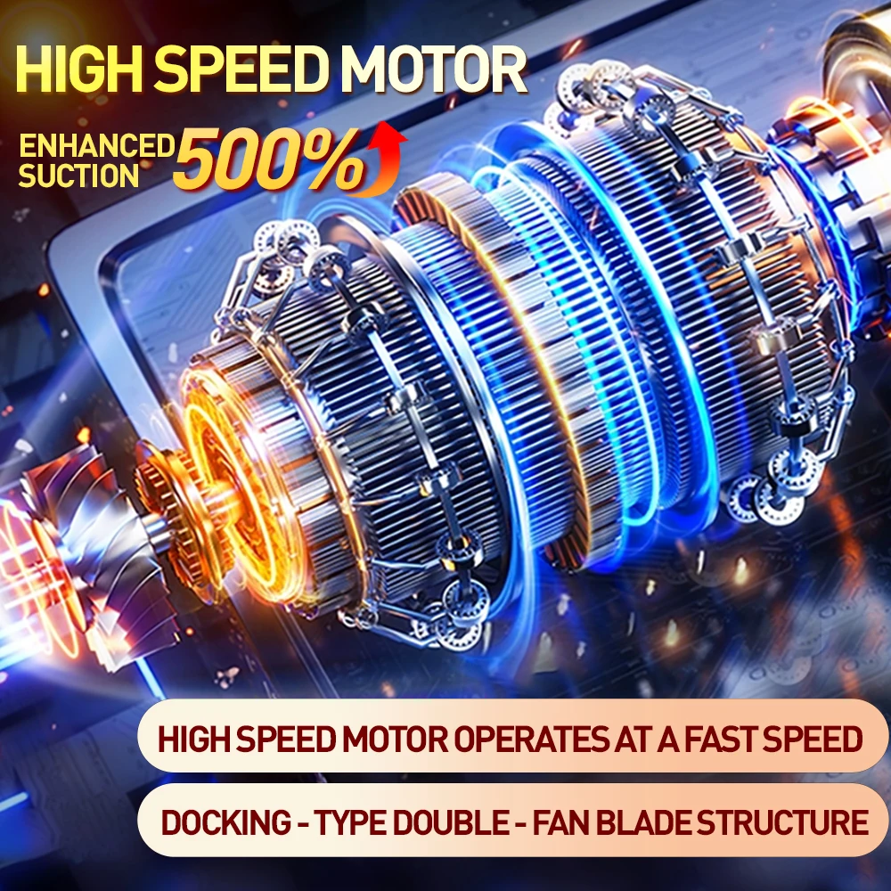 SZUK ใหม่เครื่องดูดฝุ่นรถยนต์ขนาดเล็ก 165000Pa เครื่องดูดฝุ่นไร้สายดูดทรงพลังมือถือเครื่องดูดฝุ่นแบบพกพาสำหรับรถยนต์