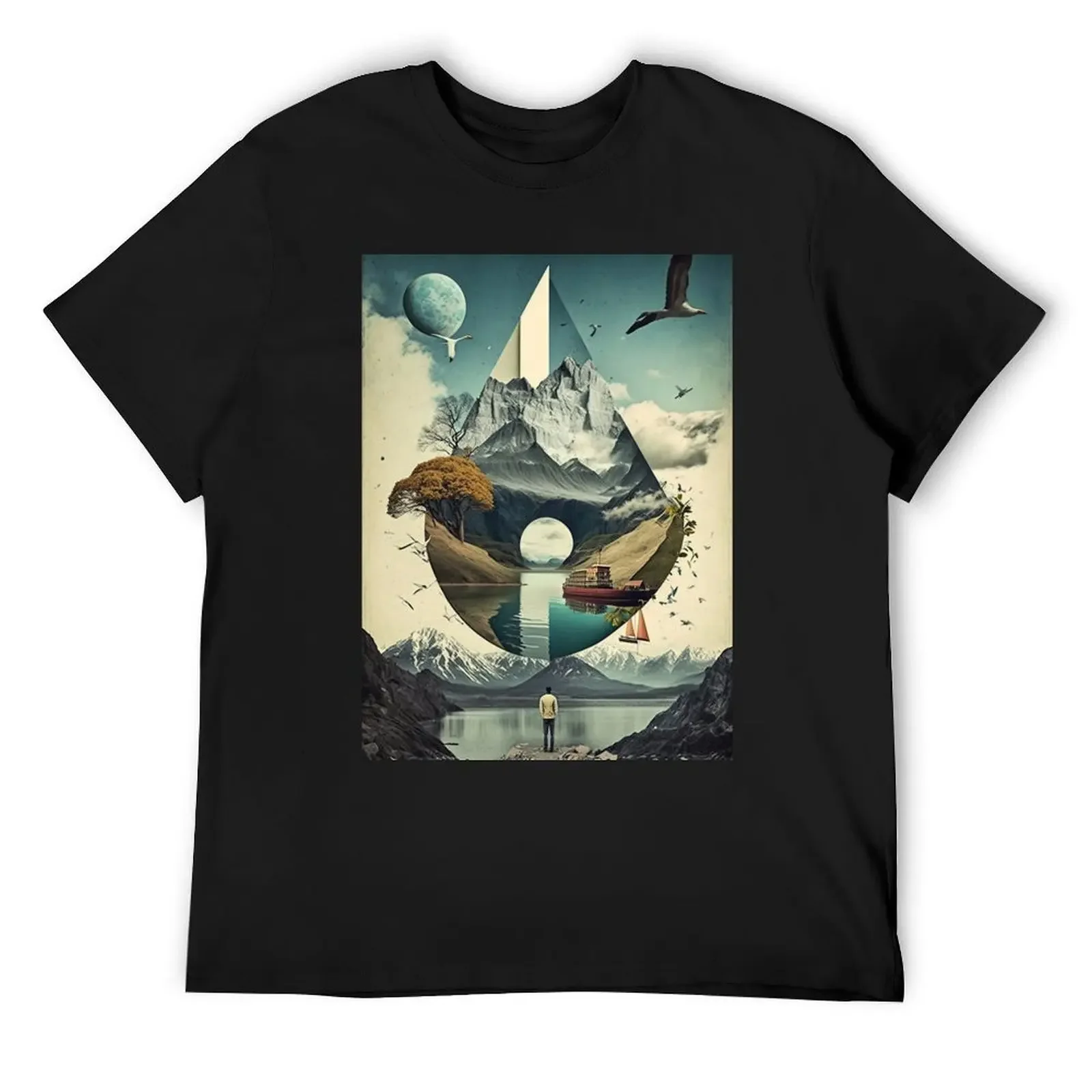 

Surreal Collage Art T-Shirt anime tshirt customs design your own mens designer t shirt