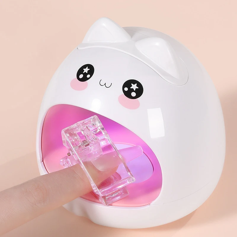 Portable Handheld UV LED Flashlight Nail Lamp 6 LED Beads Quick Dry USB Nail Dryer 18W Machine Nail Gel Dry Nail Art Tool