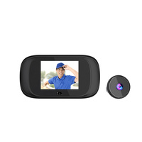 2.8 Inch LCD Color Screen Digital Ring Doorbell Electronic Peephole Door Camera Viewer 90° Cat Eye Door Monitor