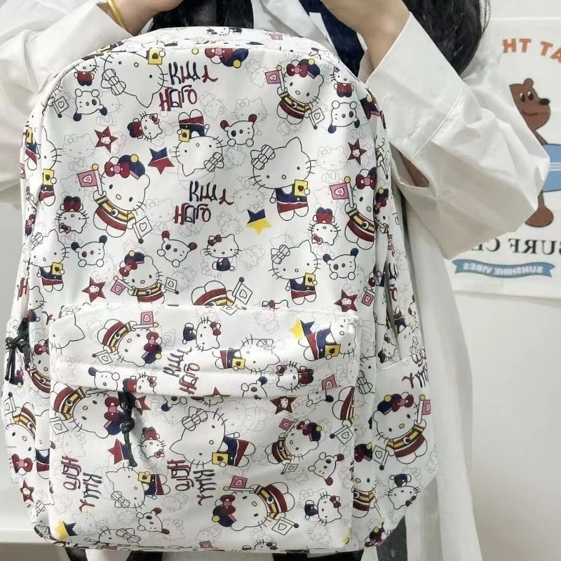 

Hello Kitty Storage Bag Versatile Fashion Women Products Large Capacity Student Accessories Home Decoration Girl Gift Wholesale