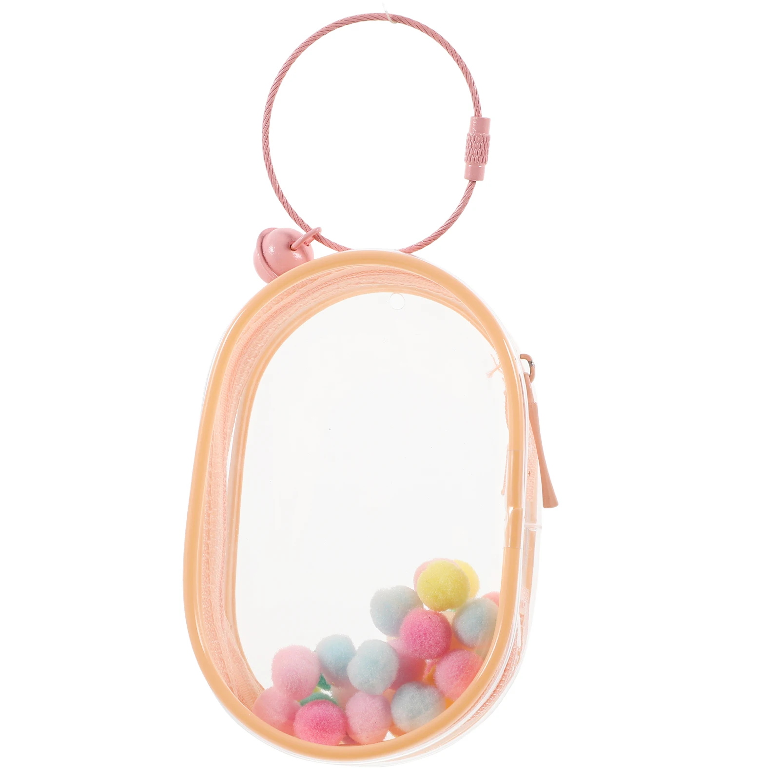 

Clear PVC Baby Walking Bag Display Case Toy Storage Portable Large Capacity Lightweight Stroller Accessories