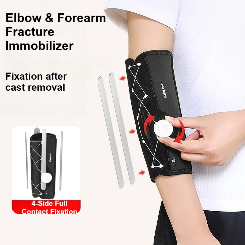 Rotary Buckle Elbow Brace Pediatric Wrist Fixation Support Arm Splint Forearm Protector Sleeve Adjustable Hand Universal Soft