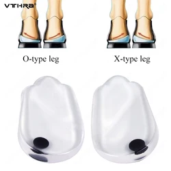 Orthopedic Silicone Gel Insoles Heel Pad for XO Legs  Varus Correct  Plantar Fasciitis Pain Relief Foot Care Insert Insoles Pads