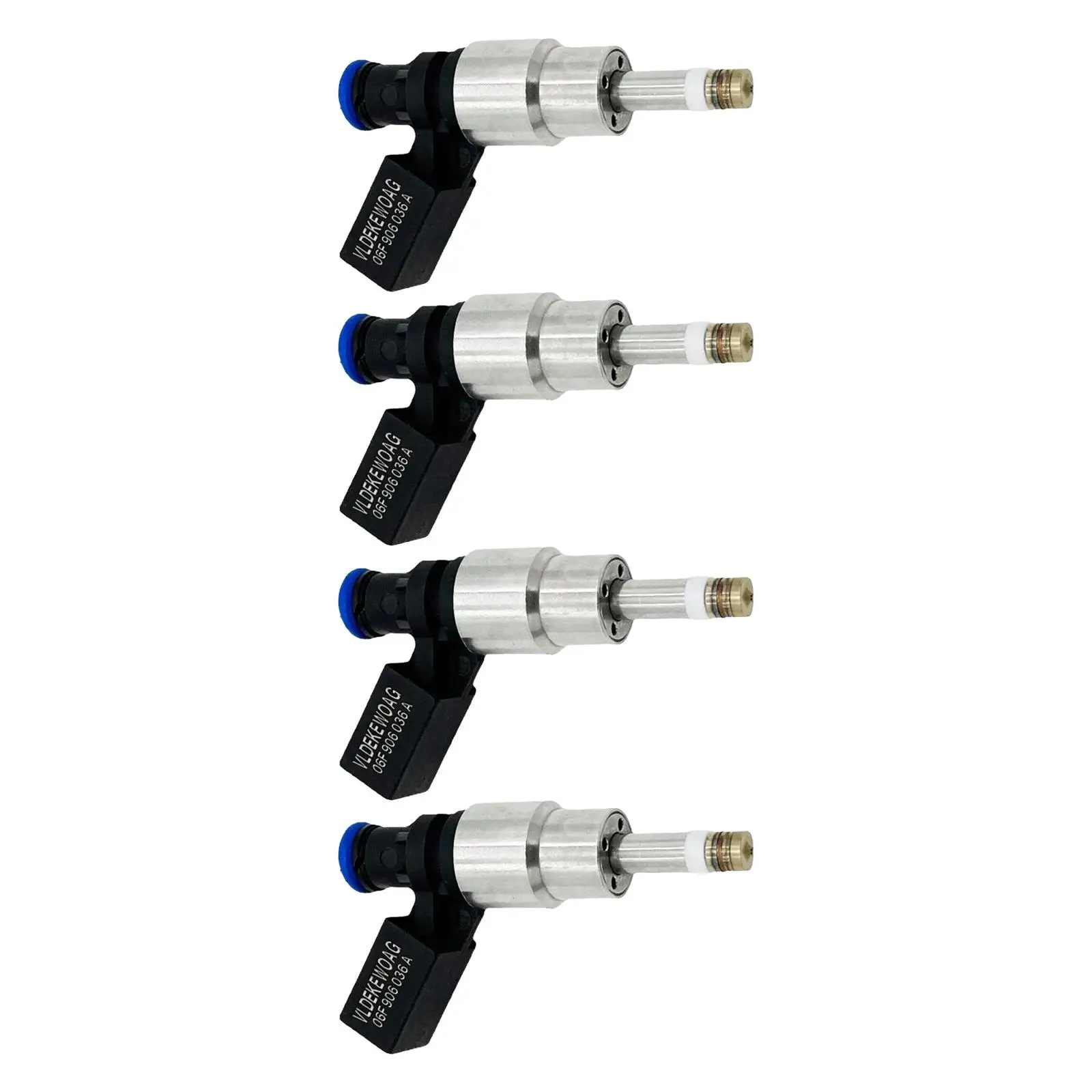 4 Pieces Fuel Injector 06F906036A Sturdy Professional Lightweight Simple Installation Accessories Repair Parts Replacement