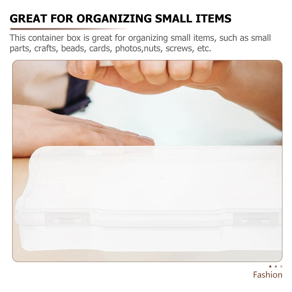 

5pcs Photo Storage Boxes Postcards Organizer Cases Hardware Parts Storage For Cards Photos Crafts Screws Nuts Multi-Functional