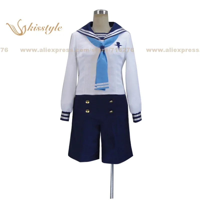 

Kisstyle Fashion Free! Iwatobi Swim Club Haruka Nanase Sailor Suit Uniform Cloth Cosplay Costume