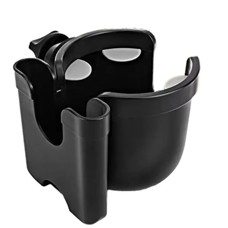 360 degree/2 in 1 Universal Bike Stroller Cup & Mobile Phone Holder Plastic Frame Accessories ABS Cup Holder for Baby Car