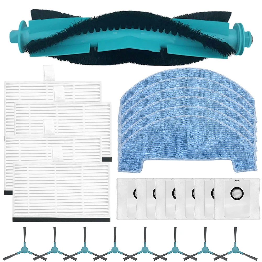 Vacuum Cleaner Replacement Main Side Brush Filter Mop Cloth Dust Bag Kit For Conga 2499 For Ultra Home Advanced Cleaning Tools