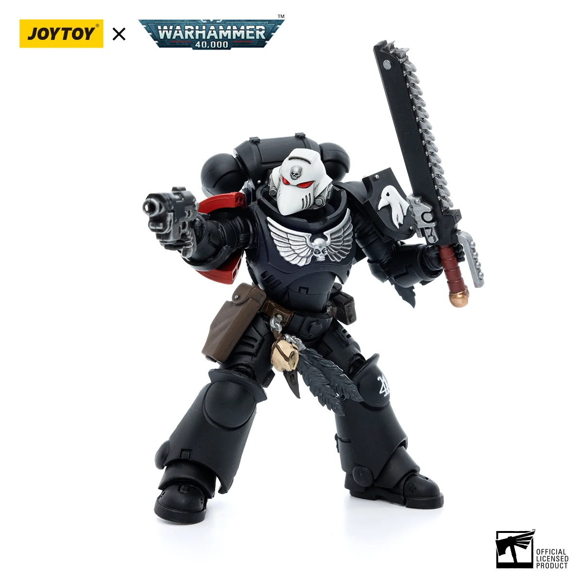 JOYTOY Warhammer 40.000 1/18 Action Figures Raven Guard Intercessors Sergente Rychas Anime Modello Militare