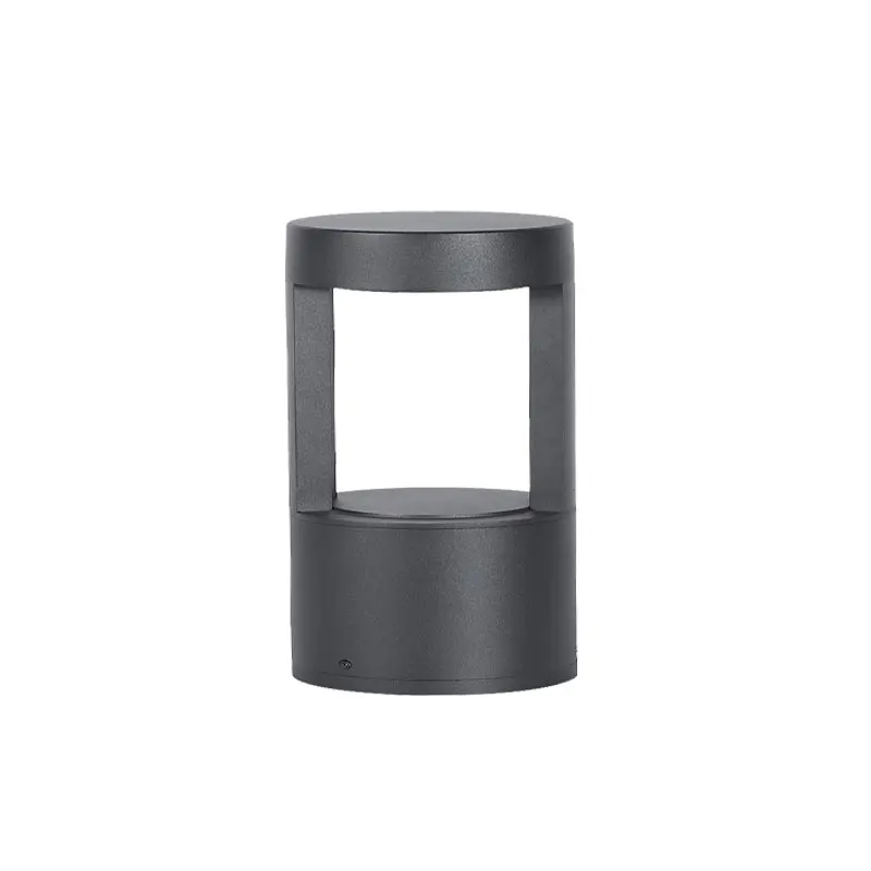 Outdoor Waterproof Lawn Lamp Aluminum LED Villa Garden Corridor Floor To Floor Lawn Lamp Courtyard Enclosure Column Head Lamp
