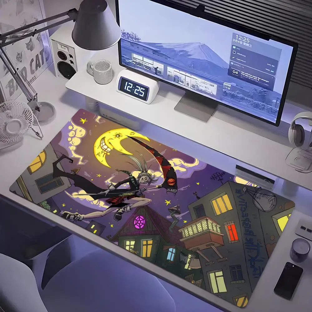 

Soul Eater Mouse Pad Tablet mouse Pad Laptop xl desktop mouse pad, cute HD Rainbow Gaming keyboard pad, csgo Player, 90x40