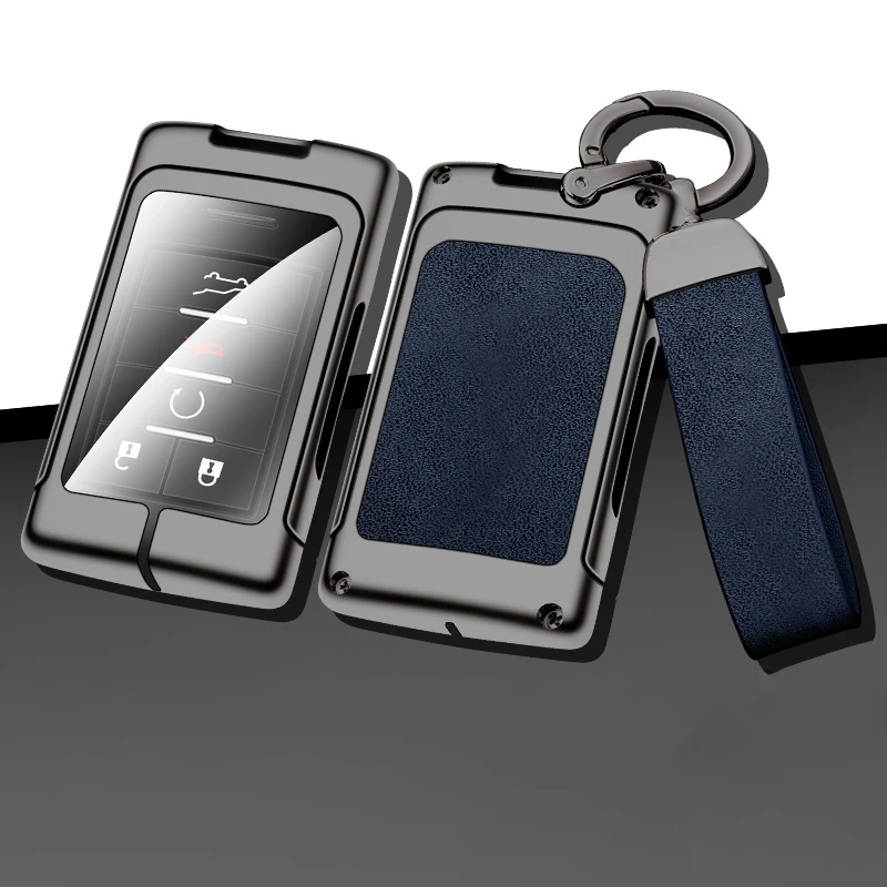 New Zinc Alloy Car Key Case Cover for Chevrolet C7 Corvette Captiva 2014 Spark Onix Volt Aveo Sonic Keychain Automobile Parts