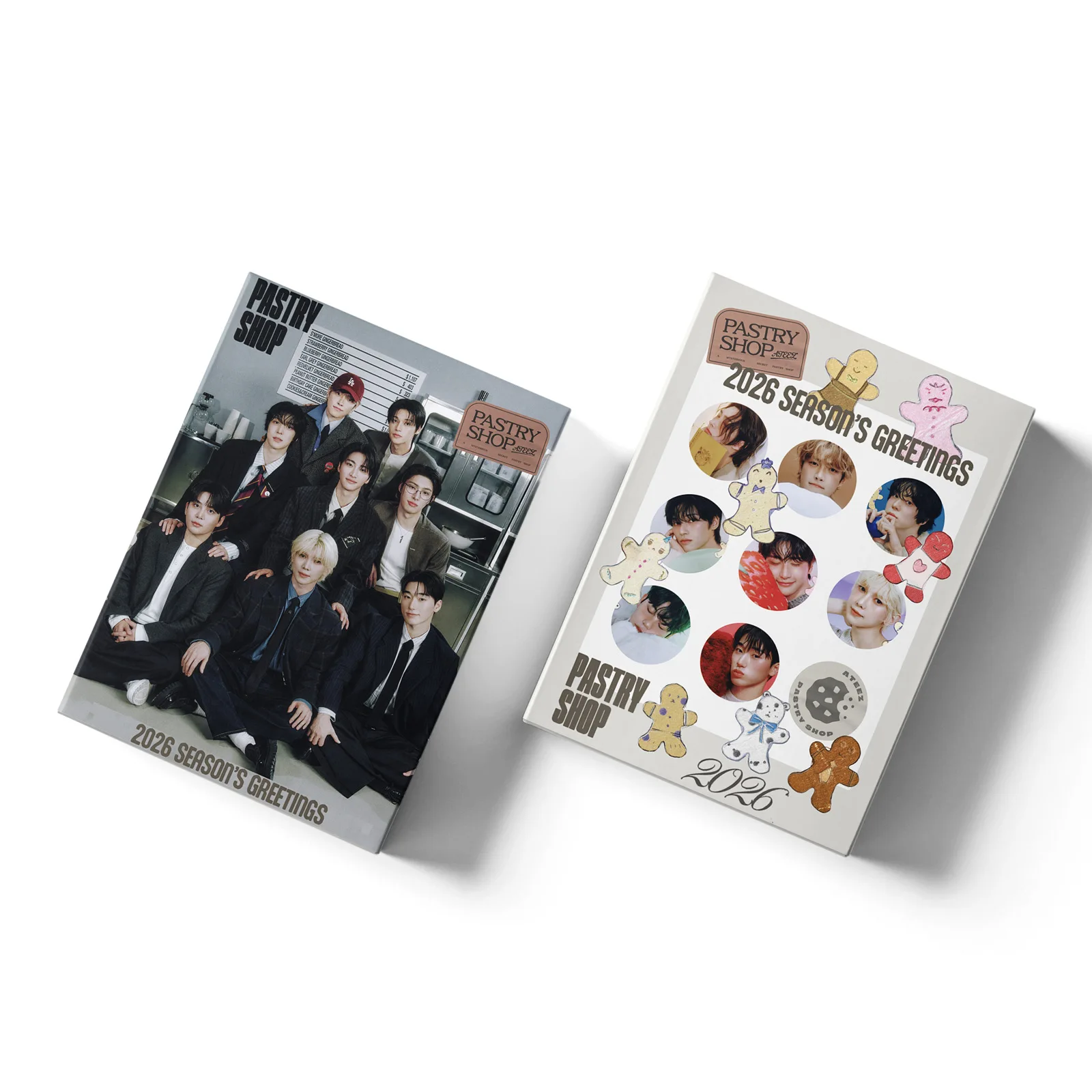 55 szt./zestaw ATEEZ 2026 SEASON'S GREETINGS lomo Star Photocards Karty Zdjęciowe Lomo Kolekcja dla Fanów Drukowane Karty