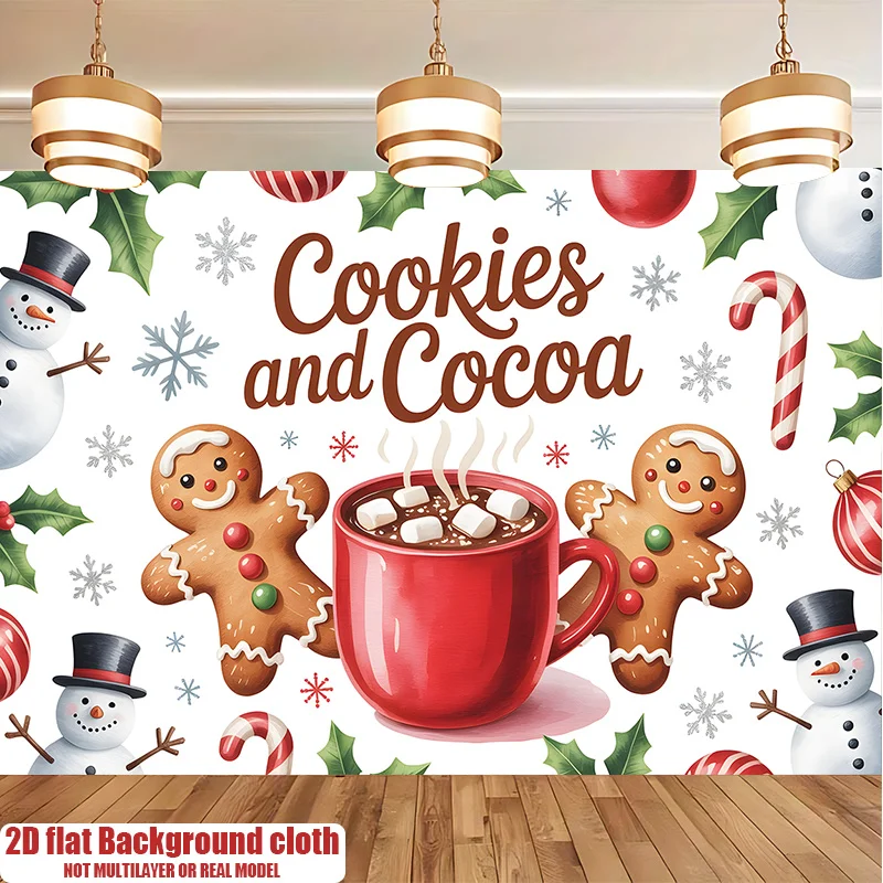 2D Flat  Banner 1pc Festive 