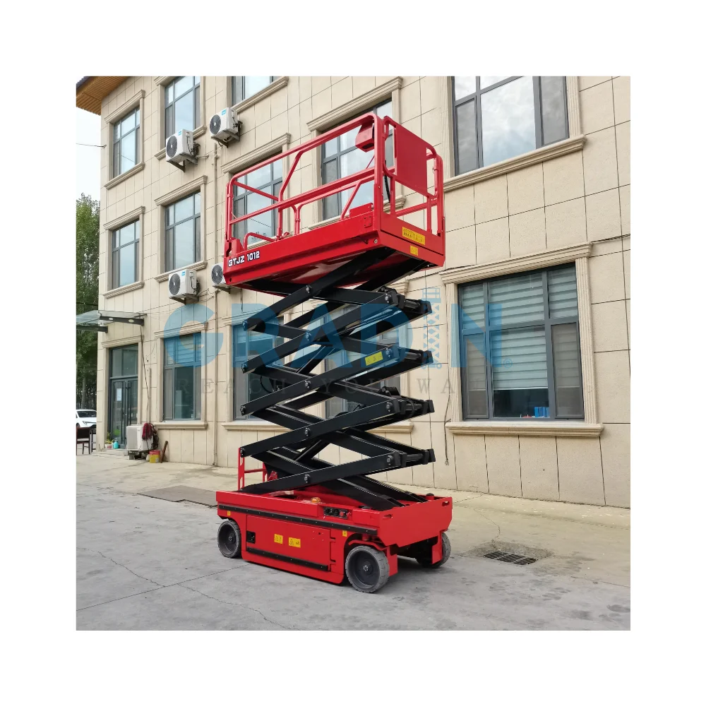 Customized All Electric AC Drive System Scissor Man Lift With CE