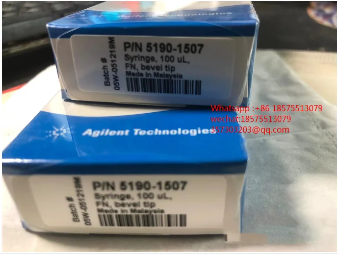 

Agilent 5190-1507 100ul Injection Needle Number: 5190-1507 5190-1503 1 Piece