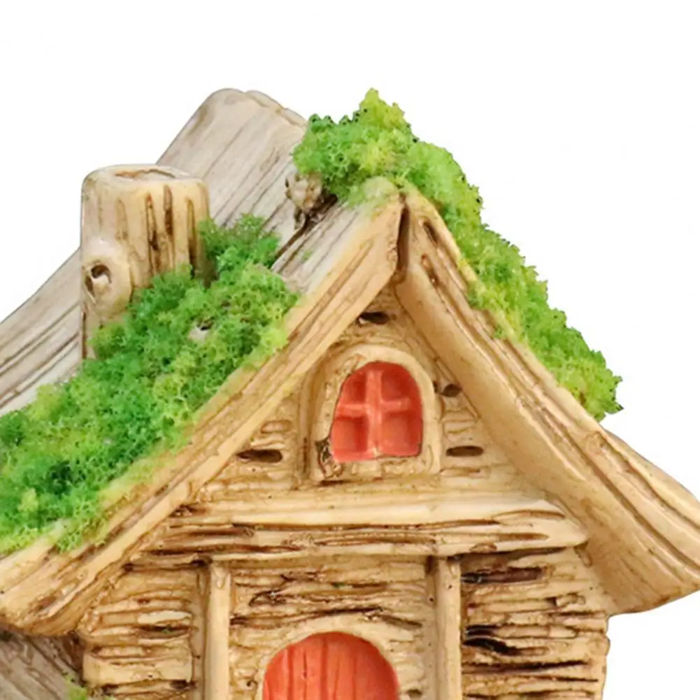 Succulents Pot Decoration Mini Cartoon House Figurine Set Miniature Road Sign Stone Letter Box Fairy Garden Mushroom Statue