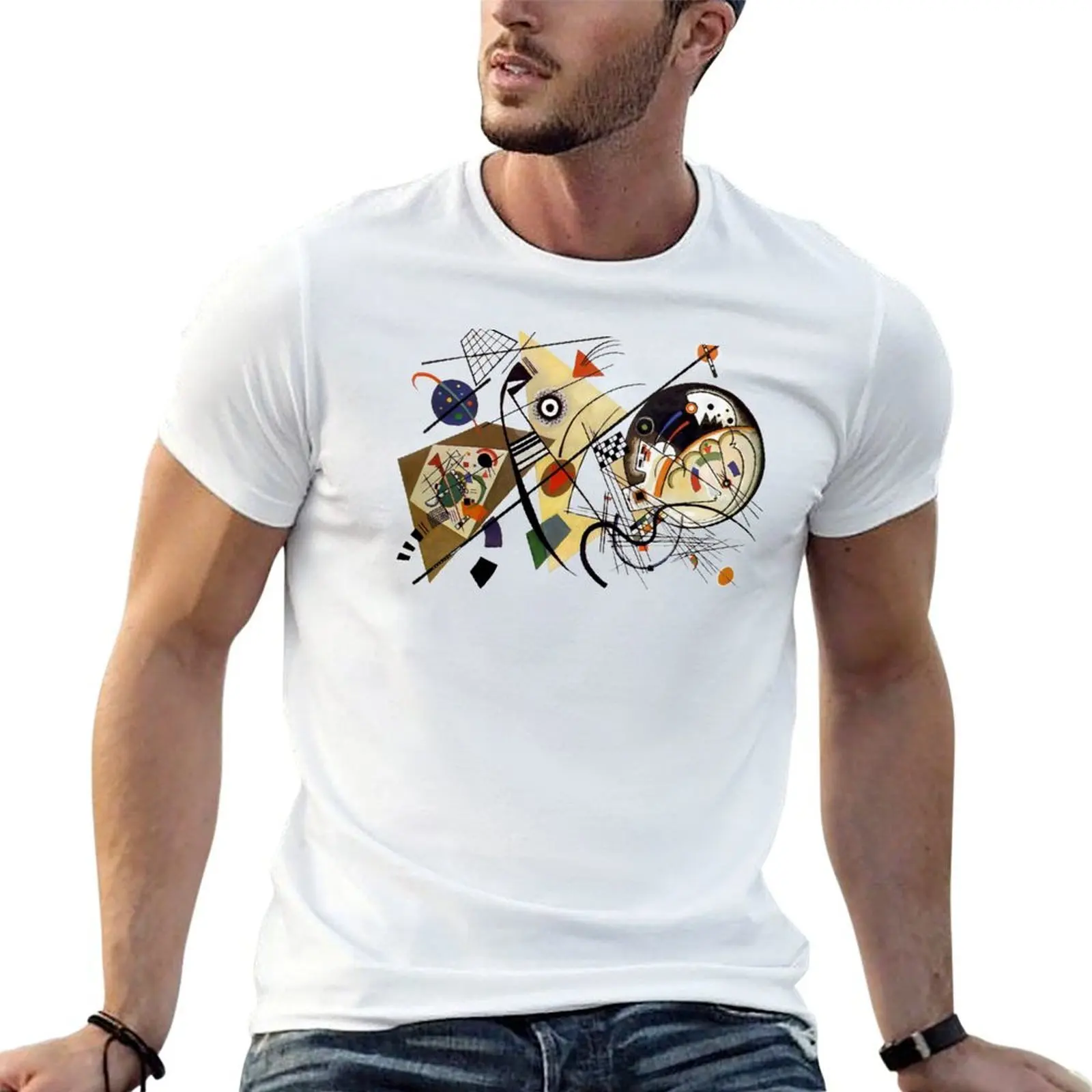 

Kandinsky Traverse Line, 1923 T-Shirt t shirt man casual man t shirt graphic t shirts for man graphic vintage T-shirt