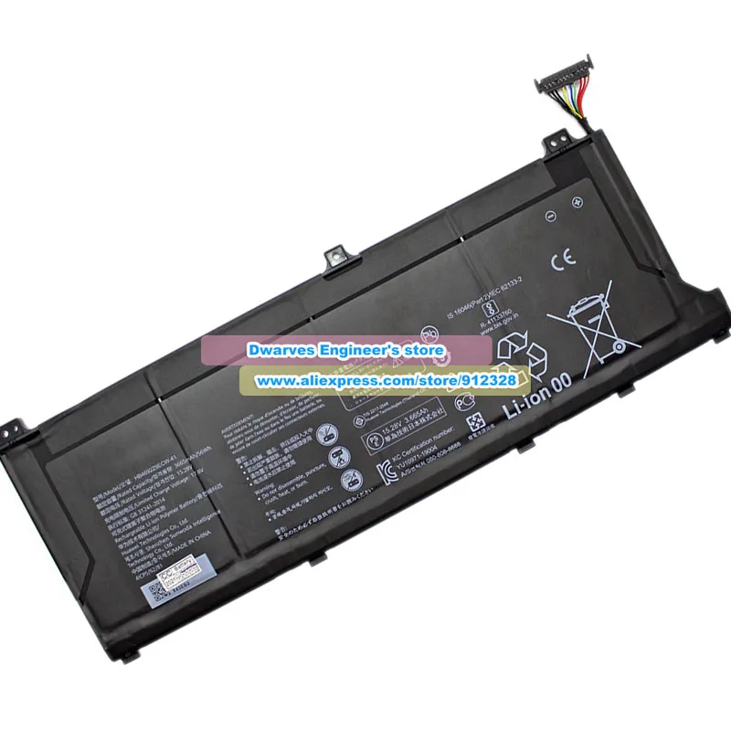 15.28V 3665mAh 56Wh Battery Genuine HB469229ECW-41 HB4692Z9ECW-41 Charge for MagicBooK 14 MateBook D 14-53010TVS