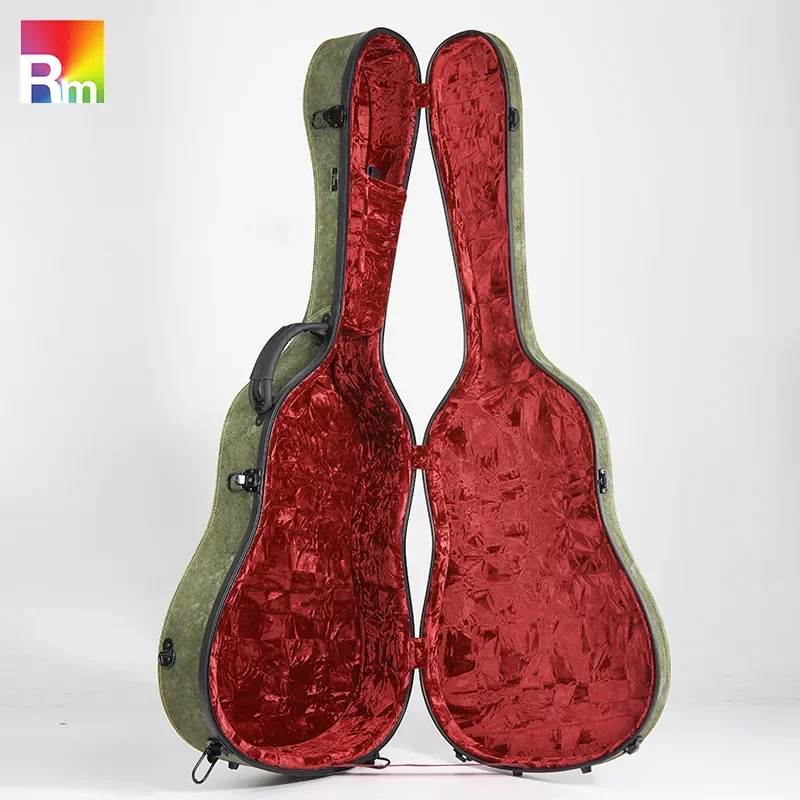 FRP Guitar Case 39 Inch Classical 41 Inch Folk Acoustic Hard Shell Protective Box Anti Collision Instrument Storage Bag