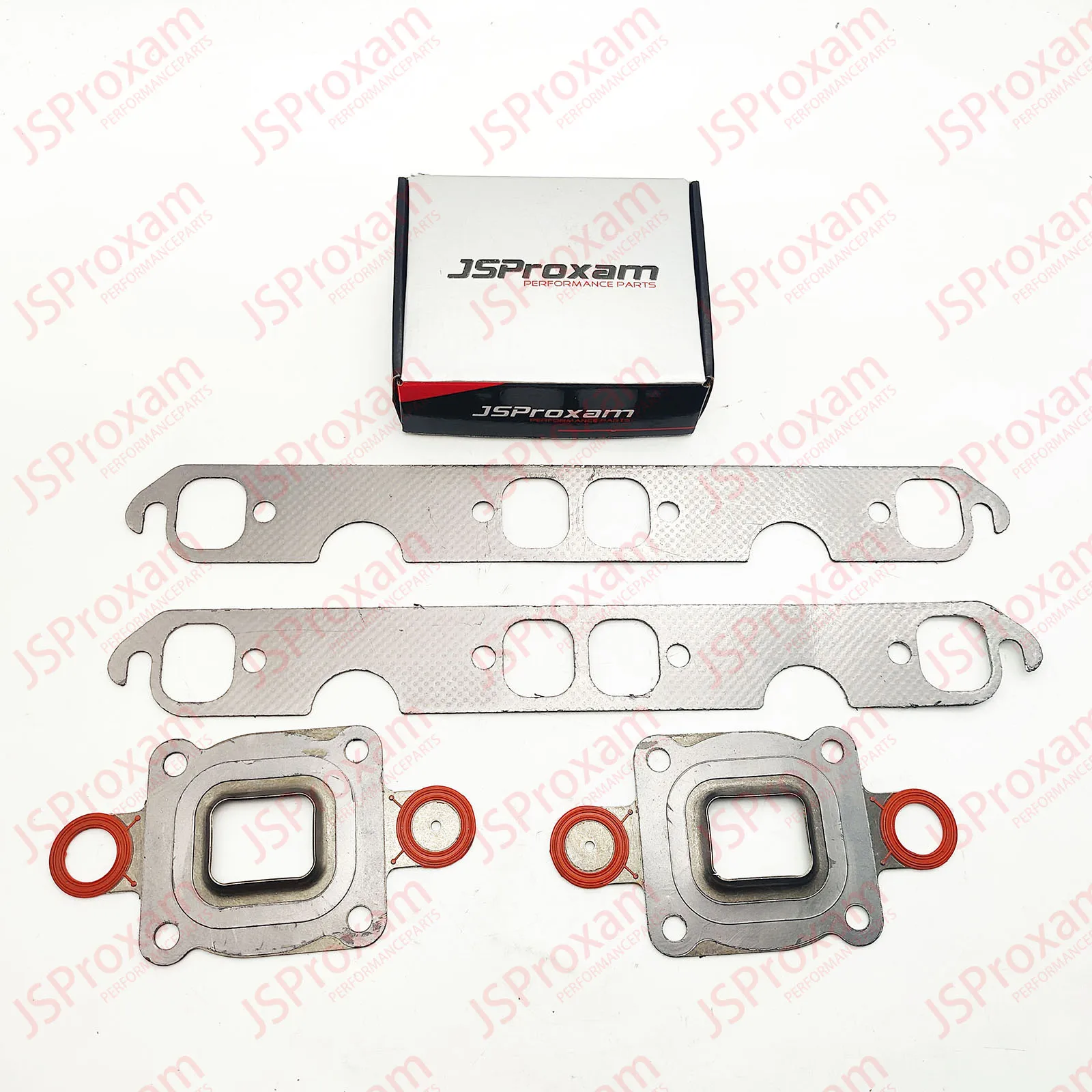 2PCS 27-864850A02 Replaces Fit For MerCruiser 5.0 5.7 L 350 Exhaust manifold Elbow Riser Gasket Dry Joint 2002