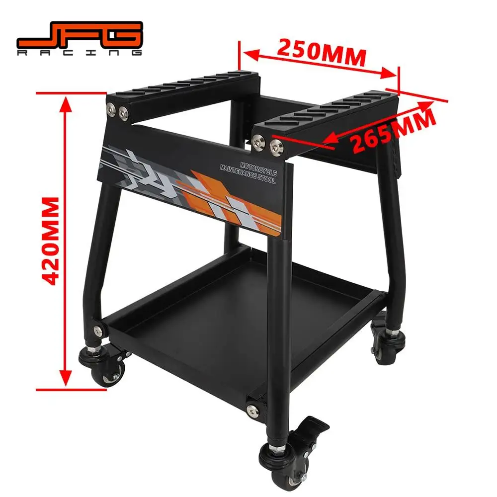 حامل رفع عالمي للدراجات النارية ثقيل وبسيط وقابل للإزالة أدوات إصلاح الدراجة الترابية الكهربائية لهوندا سوزوكي Surron KTM ATV