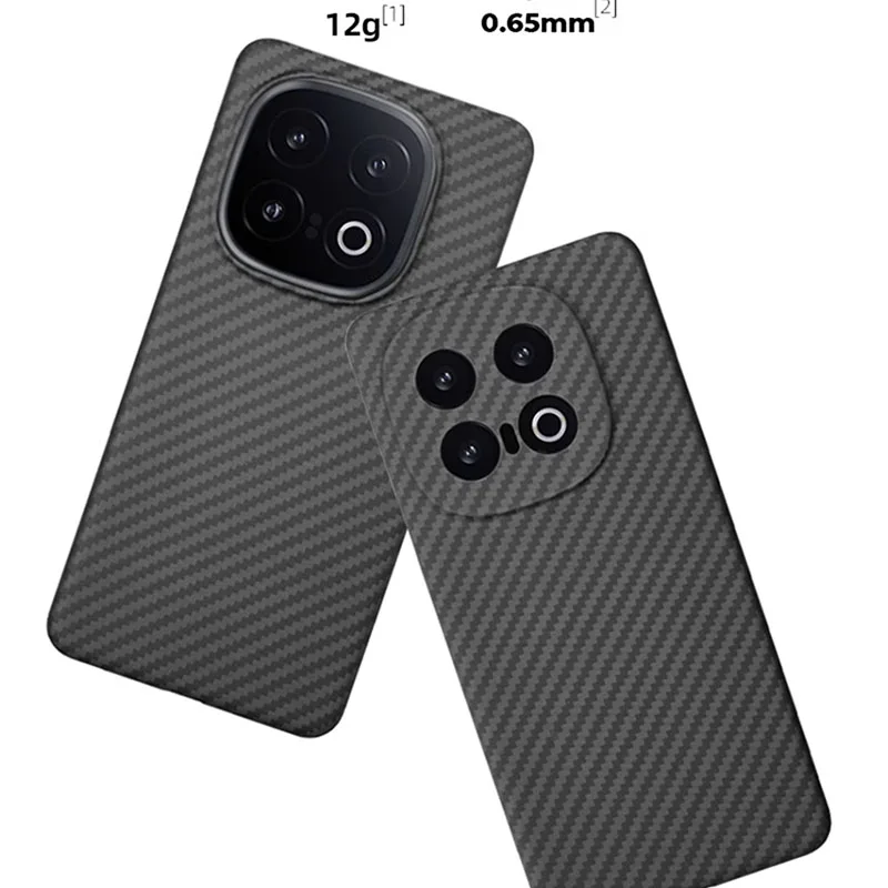 Case for VIVO IQOO 13 IQOO13 Real Carbon Fiber Aramid Anti-explosion Cell Mobile Phone Protective Cover Protection Shell