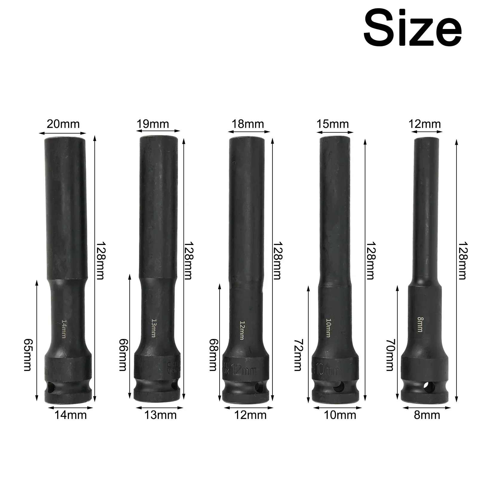 

Chrome Vanadium Steel Wrench Hex Socket Head Adapter Set Standardized Square Hole Connection Meets A Variety of Needs