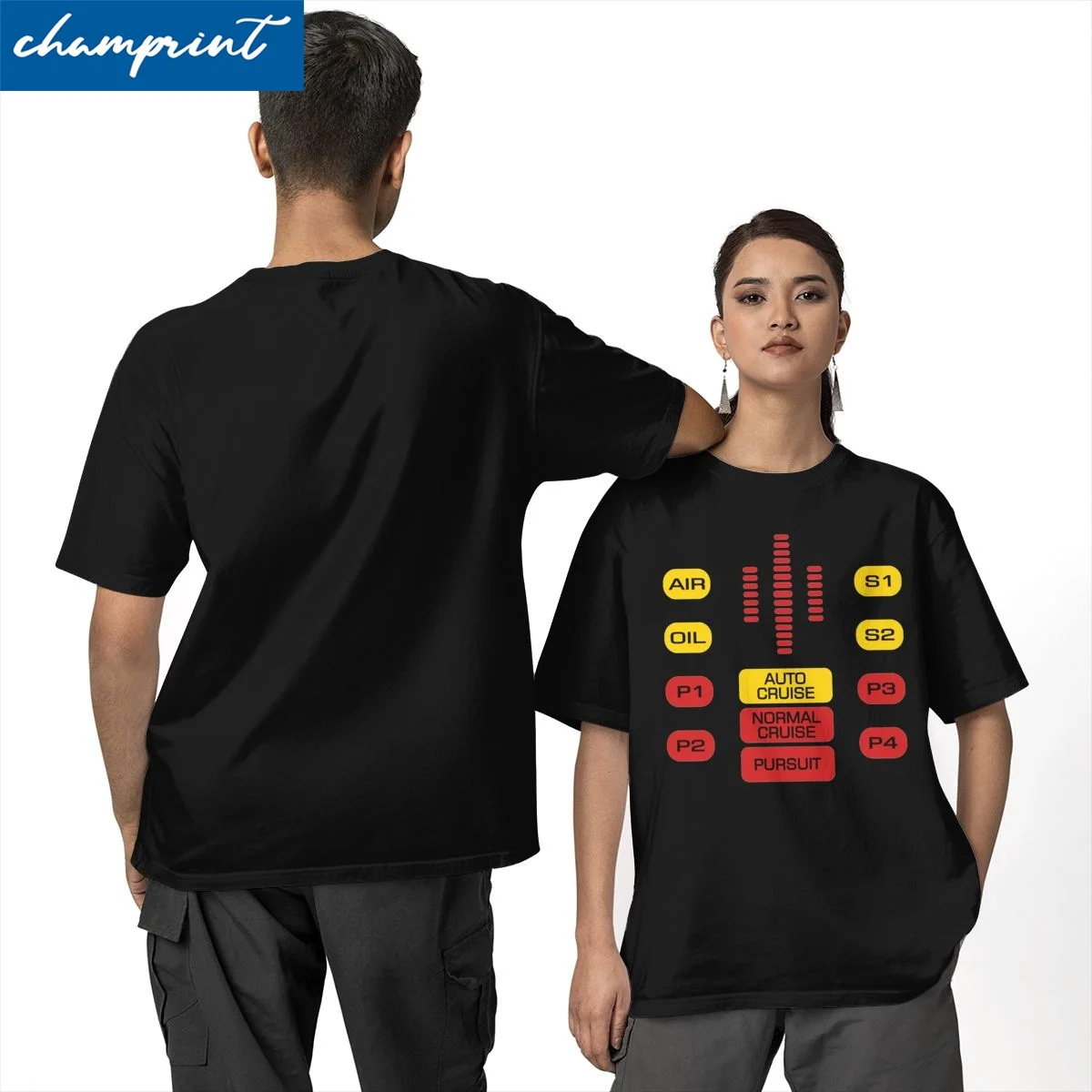 KITT Knight Rider Tshirts For Men Women Cotton Tops Shirts Vintage The Fantastic Car O-neck Short Sleeve